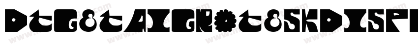 DTGetaiGroteskDisplay Black字体转换